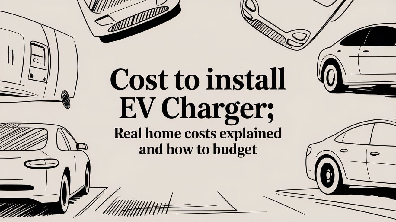 You are currently viewing Cost to Install Ev Charger: Real Home Costs Explained and How to Budget