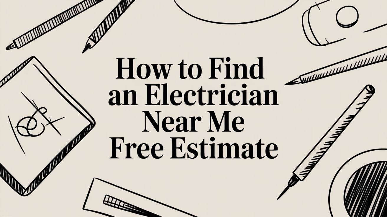 You are currently viewing How to Find an Electrician Near Me Free Estimate