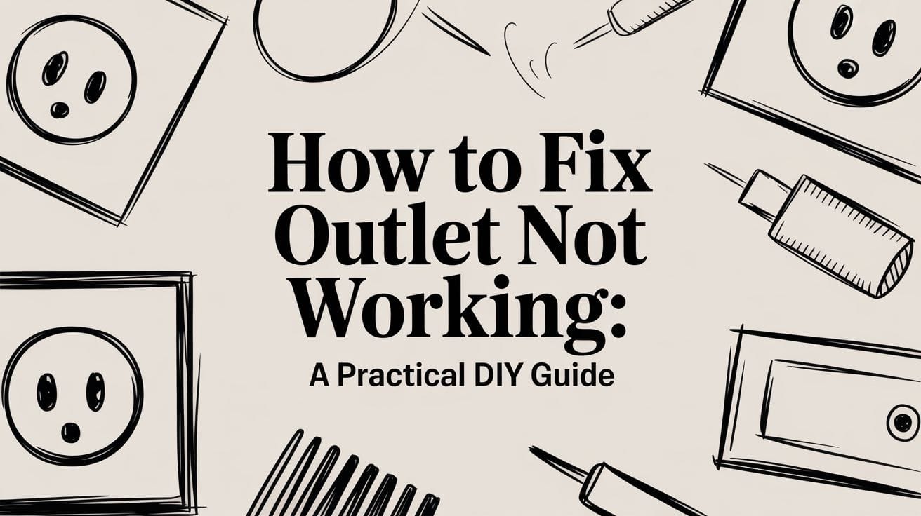 You are currently viewing How to fix outlet not working: A Practical DIY Guide