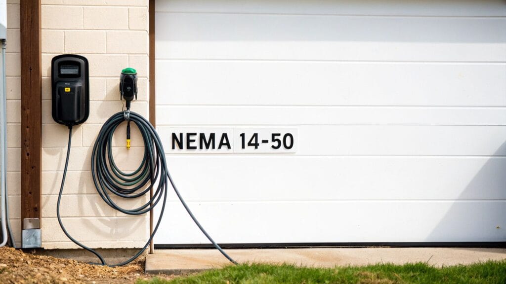 Read more about the article Your Guide to a NEMA 14-50 Outlet for EV Charging