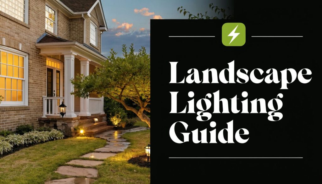 Read more about the article Landscape Lighting Electrician: A Utah Homeowner’s Guide