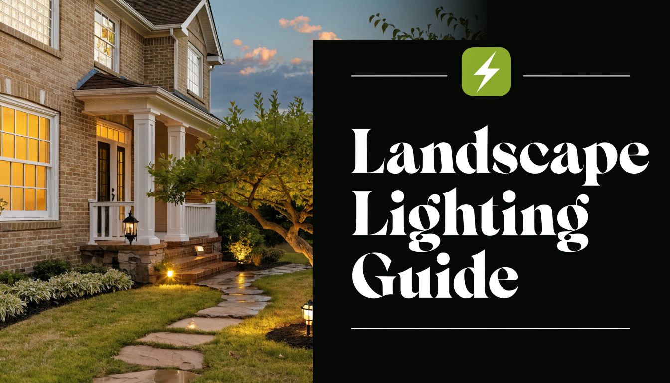 You are currently viewing Landscape Lighting Electrician: A Utah Homeowner’s Guide