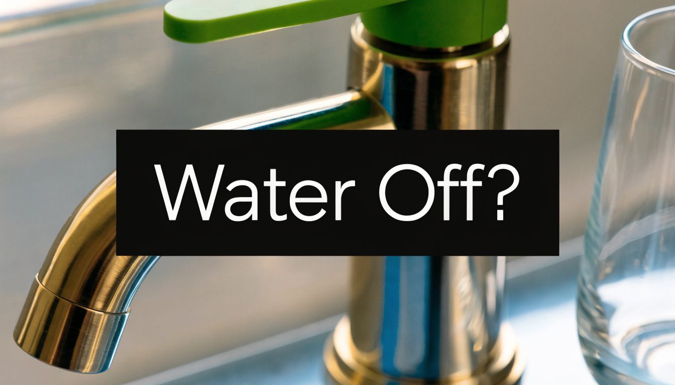 You are currently viewing Why Is My Water Off? Get Solutions Now
