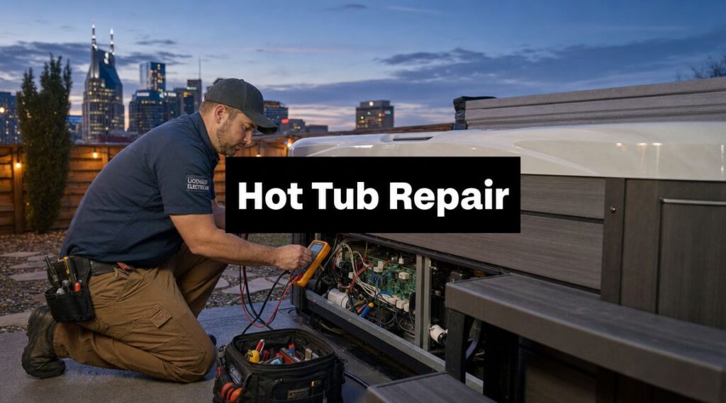 Read more about the article Expert Hot Tub Repair Nashville: Trust Black Rhino Electric
