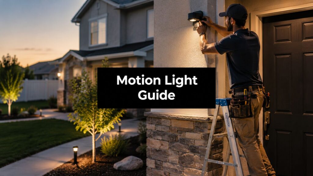 Read more about the article Motion Sensor Light Installation: A Utah Homeowner’s Guide