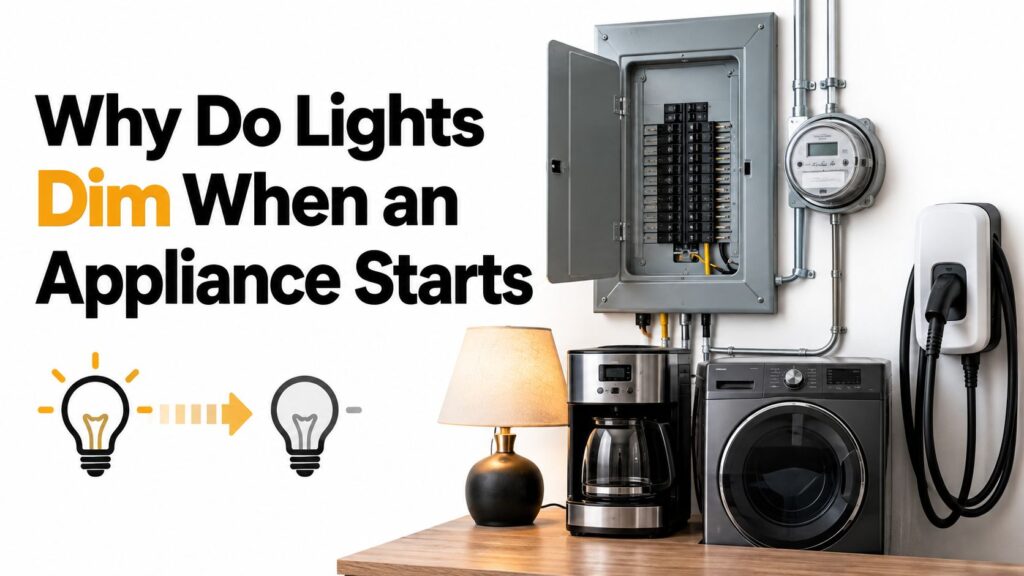 Read more about the article Why Do Lights Dim When an Appliance Starts
