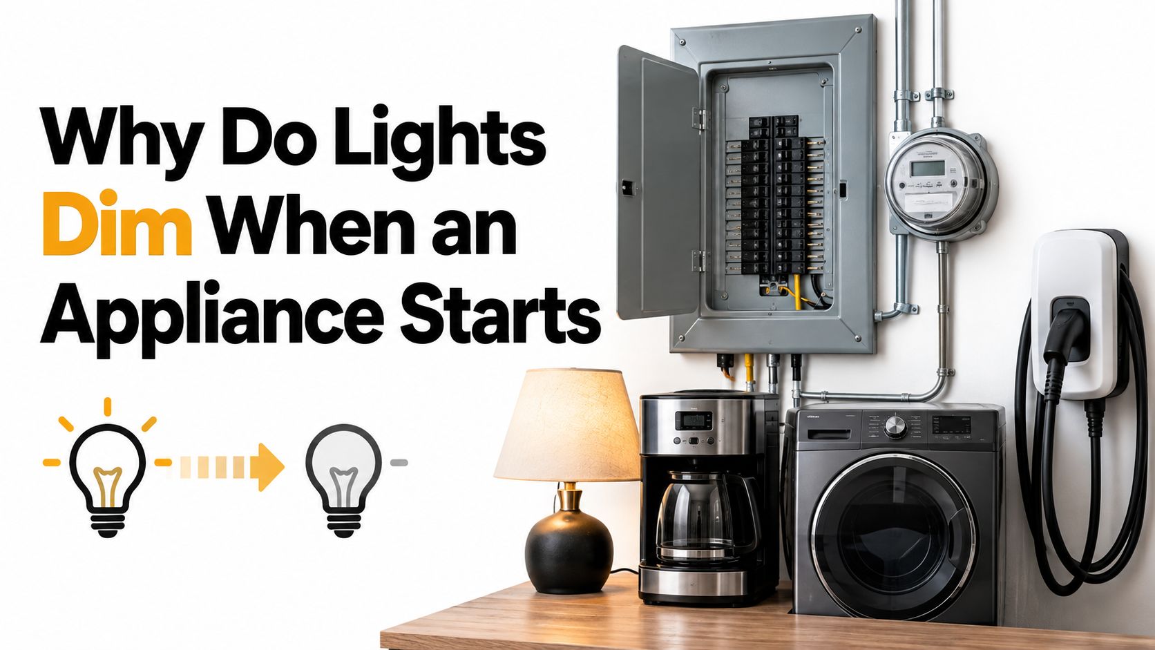 You are currently viewing Why Do Lights Dim When an Appliance Starts