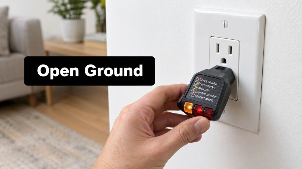 Read more about the article What Does Open Ground Mean on Outlet Tester